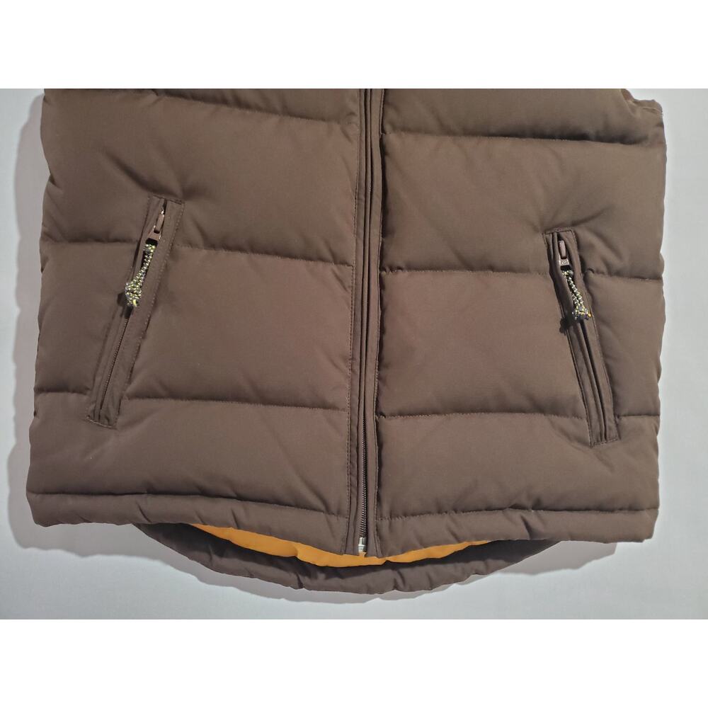 Unionbay Vintage Y2K Down Puffer Vest Size Unisex Big Kids L Womens XS/S Brown - Picture 4 of 10